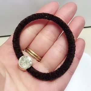 Klassische Mode, glänzendes Metall, gröberes Haar, Gummibänder, Kopfseil, Haarnadel für Damen, Lieblings-Kopfschmuck, Schmuck, Accessoires, VIP-Geschenk