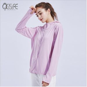 The New Type of Loose Leisure Lightcap for Sports Anti-Thrust in 2019 Jacket, blouse, outdoor running, yoga fitness suit, long sleeves