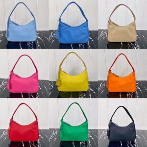 Canvas Hobo Classic Ladies Inferarm Bag Bag Nylon Counter Counter for Women Handbag Crescent Bag Bag Bag Conder Conder Messenger