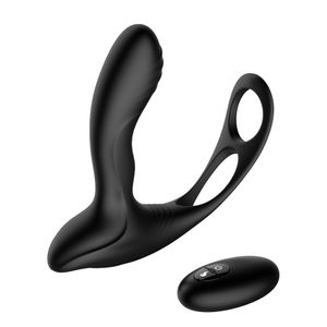 Wholesale Rechargeable Male Prostate Massager Anal Vibrator Sex Toys for Men Masturbator Wireless Remote Control Butt Plug