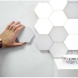 Edison2011 NEW LED DIY Quantum Light Touch Sensitive Sensor Night Lamp Modular Hexagonal LED Magnetic Lights Wall Lamp LED Touch Night Light