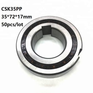 50 pz / lotto CSK35PP 35mm un modo frizione cuscinetto con doppia chiavetta 35x72x17mm sprag ruota libera antiritorno cuscinetto 35 * 72 * 17mm