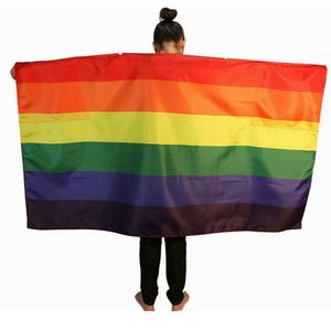 LGBT Bandeira Corpo LGBTQ 3x5 ft Gay Orgulho do arco-íris da bandeira de Cabo Bandeira New poliéster Impressão 1.5x0.9m