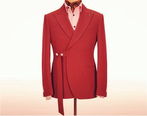 Beliebte Spitzenrevers-Trauzeuge, hübscher Bräutigam-Smoking, Herrenanzüge für Hochzeit/Abschlussball, Trauzeugen-Blazer (Jacke + Hose + Krawatte) Y61