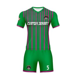 Wholesale sublimated uniforms resale online - Custom Quick Dry Fabric Soccer Team Football Jersey Shirt Design Sublimation Reversible Soccer Uniform