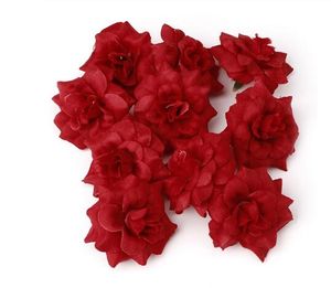 4,5 cm fiori artificiali rosa testa fai da te per la casa nuziale decorazione della festa nuziale GB579