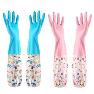 Neue Housekeeping Küche Reinigung PVC Handschuhe Haushalt Warme Langlebige Wasserdichte Geschirrspülhandschuh Wasser Staub Reinigung LX1938