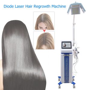 Perda de análise do cabelo crescimento do cabelo 650nm Diode Laser Máquina Beleza Massagem Anti-cabelo Tratamento do cabelo Regrowth Máquina Spa Uso