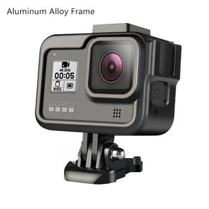 CNC Aluminium Alloy Metal Protective Housing Case Cover Ram för Gopro Hero 8 Go Pro Sport Action Camera Tillbehör