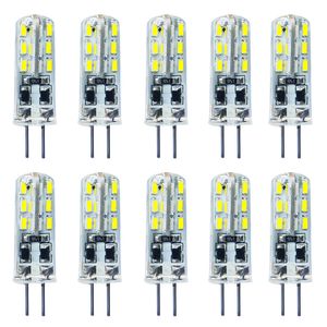 1W 10pcs G4 LED Lamba DC 12V Ampul Beyaz Işık 360 Derece Açı Spotlight