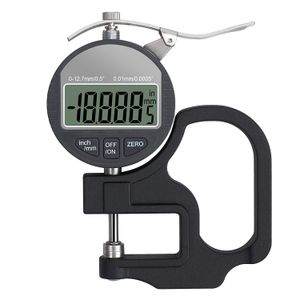 Digital Micrometer Thickness Gauge, 0.001mm Precision, 12.7mm/25.4mm Range, Electronic Thickness Meter, Micrometro Thickness Tester