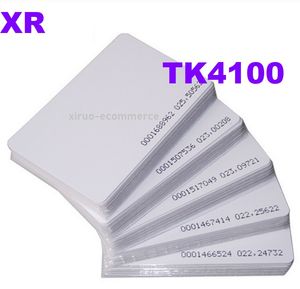 2000pcs/ RFID Smart Card ID Tags Keyfobs With ID number Print,125 KHz EM Card TK4100 Card, Access Control System Time Attendance