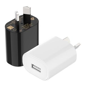 5V 1A Australia AU Plug USB Szybka ładowarka AC Power Mur Travel Home Adapter ładowanie dla Samsung S9 Ładowarki telefoniczne