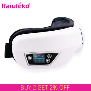 Vibração Elétrica Bluetooth Eye Massager Dispositivo de Cuidados com os Olhos Rugas Fadiga Aliviar Vibração Massagem Compressa Quente Terapia Óculos