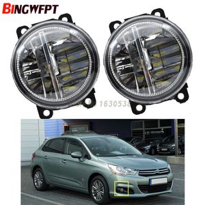 2 sztuk / para mgła lampy montaż super jasny LED przeciwmgielne światło halogenowe 55W dla Citroen C3 C4 C5 C6 C-Crosser Xsara Picasso 1999-2015