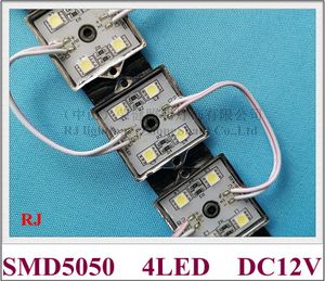 Modulo luce LED 5050 Modulo LED luce modulo di illuminazione impermeabile retroilluminazione per lettera scatolata DC12V 4 led 0,96 W