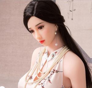 Wholesale silicone adult dolls women for sale - Group buy Adult sex products real silicone sex doll TPE rubber women half solid sex toys for men vagina pussy