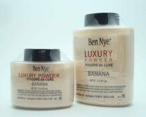 Ben Nye avslutar löst ansiktspulver pouder de luxe bananinställning pulver 1.5oz 42g / 3oz 85g