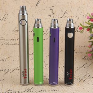 2Pcs Original Vision EVOD Bottom Twist eGo C UGO VV Vape Pen Battery 510 Thread Variable Voltage 3.3Vto4.8V 650mAh 900mAh Micro USB Charger