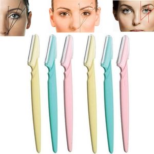 6pcs Eyebrow Knife Women Makeup Facial Tool Eyebrow Lip Razor Trimmer Blade Shaver Knife Beauty Tool Kit