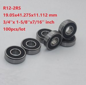 100pcs / lot R12-2RS RS R12 2RS RS 3/4