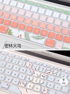 Мультфильм клавиатура охватывает ноутбук для Apple Lenovo Huawei клавиатура Xiaomi Mac BookPro Xiaoxin 14