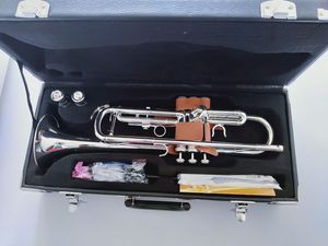 Trumpet YTR-2335S B platt musik Silverplätering Trumpet Mässingsinstrument spelar Super Top Promotions Present