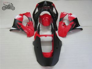 Chinesische Motorradverkleidungen für Kawasaki Ninja ZX9R 2002 2003 rot schwarz hochwertiges chinesisches Verkleidungsset ZX-9R 02 ZX 9R 03