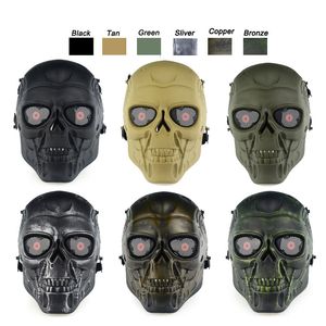 Desert Corps Mask Outdoor Sports Equipment Protection Gear Shooting Full Face Tactical Airsoft Terminator Mask NO03-114