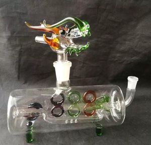 Wholesale two function oil rig glass bong for sale - Group buy Leading glass hookah pot Water pipes glass bongs hooakahs two functions for oil rigs glass bongs