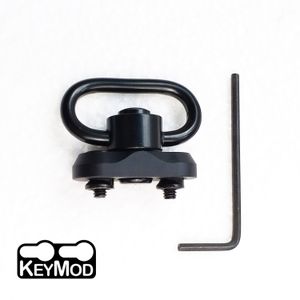 QD Sling Swivel Keymod Slot Adapter Rail Mount Kit Black color (QD Swivel Included)