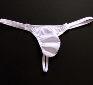 Seksowna męska Spandex Wybiorca Pokrowiec Tanga Bielizna Elastyczna Mikro Thong String T-Back S923