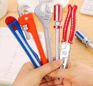 Simulation Hardware Tools Vise Hand Knife Hammer Creative Ballpoint Pens Quality Pen Office School Supplies GB20