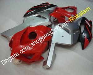 Honda CBR1000RR CBR 1000RR CBR1000R 2004 2005 04 05 Kırmızı Siyah Gümüş Satış Sonrası Fairing Kiti (Enjeksiyon Kalıpları)