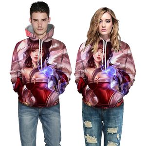 2020 Moda 3D Drukuj Bluzy Bluza Casual Pullover Unisex Jesień Zima Streetwear Outdoor Wear Women Men Bluzy 214005