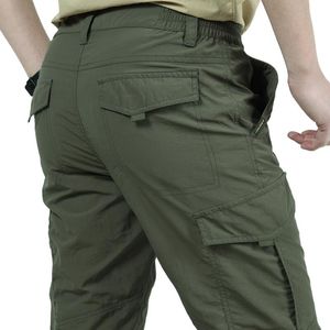 Pantaloni cargo da uomo Pantaloni lunghi impermeabili leggeri ad asciugatura rapida Pantaloni da jogging sportivi casual da esterno da uomo Pantaloni estivi