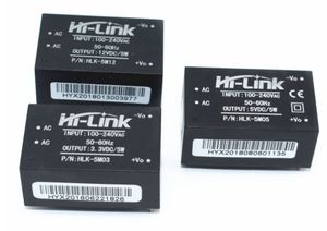 Freeshipping 5pcs HLK-5M03 HLK-5M05 HLK-5M12 5W AC-DC 220V~12V / 5V / 3.3V降圧降圧電源モジュールコンバータインテリジェント