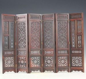 Wholesale chinese folding screens for sale - Group buy Hand carved Chinese Boxwood Sculpture Folding Screen
