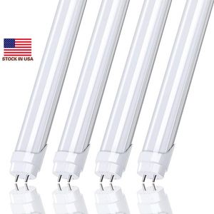 2ft 3ft 4ft T8 LED Tüp Işığı SMD2835 96LES Yüksek Süper Parlak 18W Soğuk Beyaz LED Floresan Ampuller AC170-265V AC85-265V