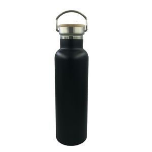 2019 Gorąca Sprzedaż BPA Bezczelne Dowody 600ML20OZ Vaccum izolowane Ze Stali Nierdzewnej Water Sport Butelka z bambusową pokrywką