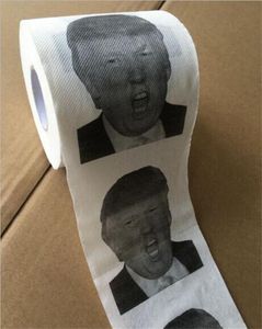 Neue Donald Trump Toilettenpapierrolle, Präsident, Toilettenpapierrolle, Roman, Gag, Geschenk, Streich, Witz, 3 Stile, Toilettenzubehör, 500 Stück