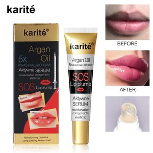 Instantânea volumising Lip Lip Hidratante Reparação Reduzir Lips linhas finas Brighten Lip Color Collagen Lip Plumper petróleo