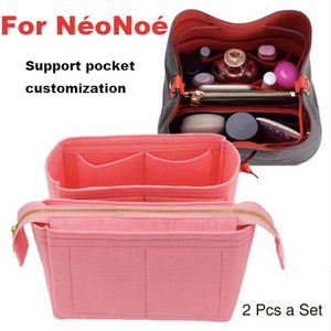 For Neo noe Insert Bags Organizer  Handbag Organize Travel Inner Purse Portable Cosmetic base shaper for neonoe(20 colors)