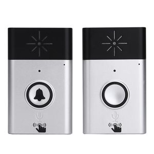 Trådlös Voice Home Doorbell Electric Remote Phone Ring Intercom 200m Transmission - Guld