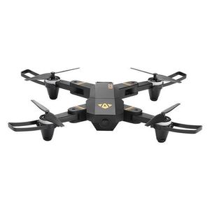 VISUO XS809 Mini 720P HD Wide Angle WIFI FPV Quadricottero RC pieghevole con tempo di volo 12 minuti Altitude Hold RTF - Nero