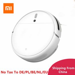 Xiaomi Mijia Smooking Moupping Робот Вакуумный очиститель 1С для дома Автосистема STERILIZE 2500PA Циклон Всасывание Смарт запланирован WiFi