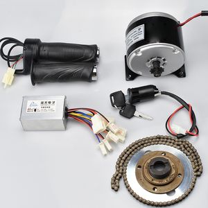 24V DC 250W Electric Scooter Motor Conversion Kit MY1016 250W BROBRED MOTOR SET FÖR ELEKTRISK BIKE Emoto Skatebord Cykelkit