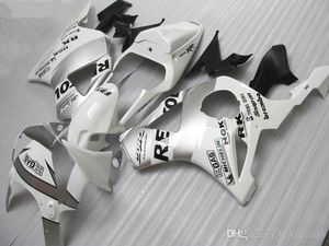 Black White Silver Feeterias Set para Honda CBR900RR 2002 2003 CBR954 Kit de presentência 02 03 CBR954RR CBR 954RR QD23