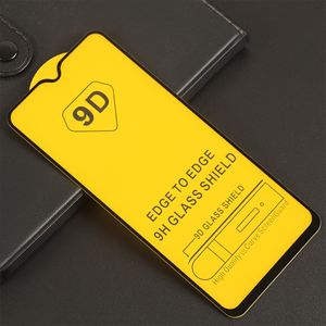 Pełna pokrywa 21D 9D Szkło Hartowane Screen Protector AB Glue for Xiaomi CC9 CC9E 9T RPO 9 Lite Redmi GO K20 Pro 100 sztuk / partia