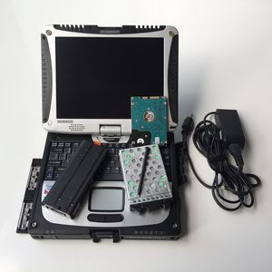 MB STAR C3 C4 C5 Diagnos Tool SSD med bärbar dator CF19 Pekskärm Toughbook -dator